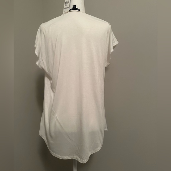 INC sheer white tank blouse - Picture 3 of 10